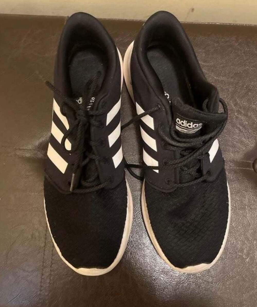 Adidas Cloudfoam QT Racer Women's Running Shoes Black Size 10